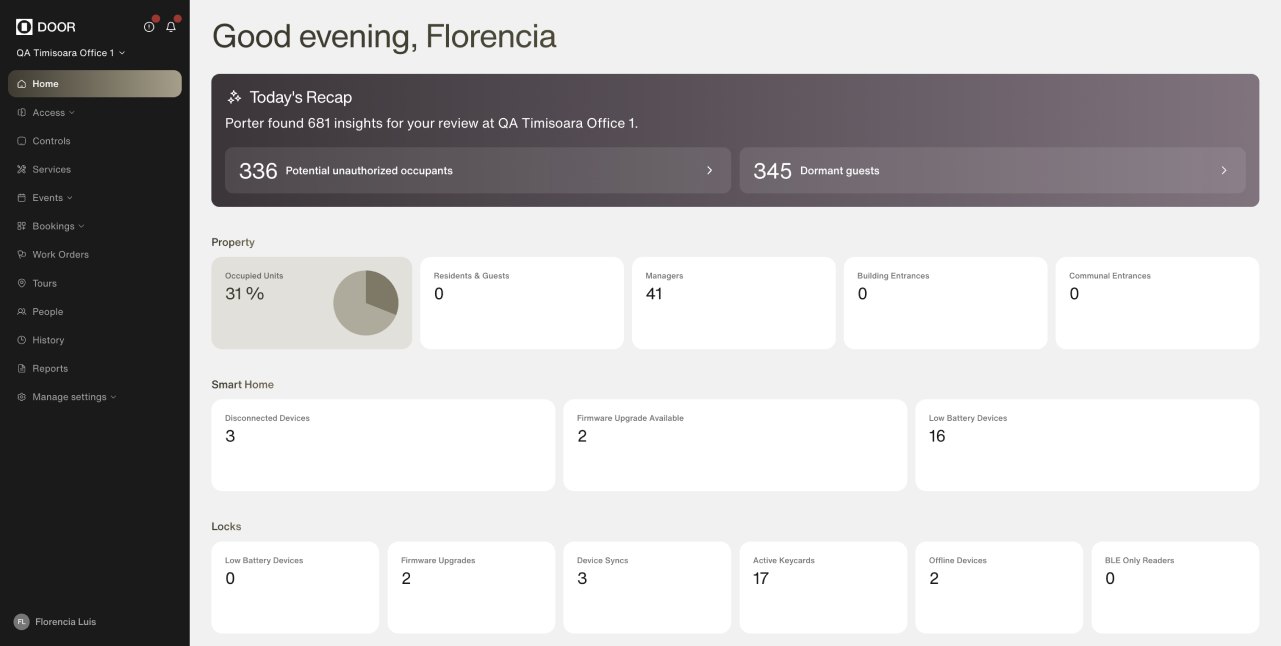 Live product — redesigned Home