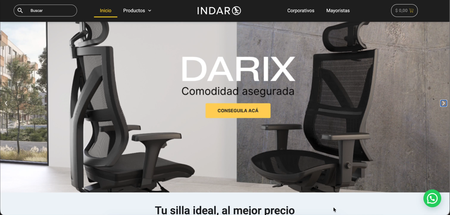 Indar Equipamientos online store